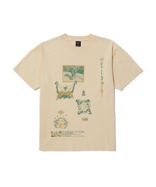 ZINE S/S WASHED TEE [WHEAT]