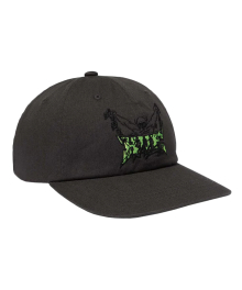 ZINE 6 PANEL HAT [BLACK]