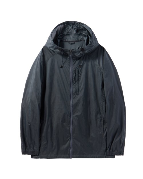 LIGHTWEIGHT HOODED JUMPER - D/GREY (P242UJP110)