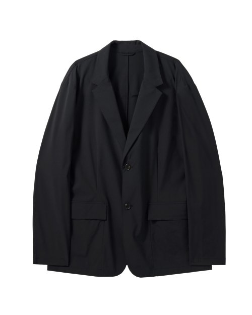 NYLON SET JACKET - BLACK (P242MJK231)