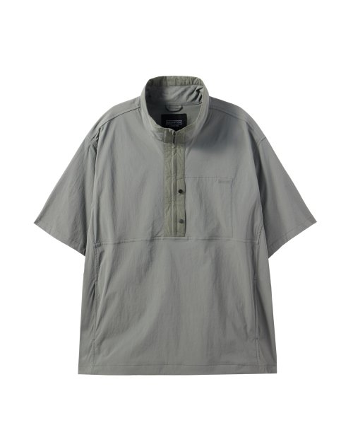 HALF SLEEVE ANORAK - KHAKI (P242UAN132)