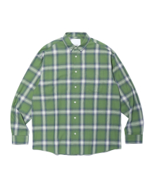 Ombre Check Shirt Green