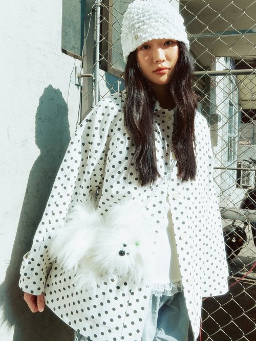 Cookish Dot армейский жакет (White)