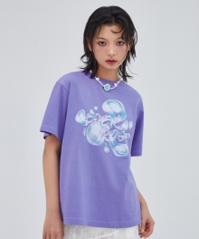 BUBBLE GRAPHIC T-SHIRT PURPLE BQ2CH007