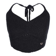 KNIT HALTERNECK TOP BLACK BQ2KV002