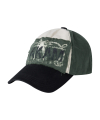Washed Poster Patch Ball Cap (Green)