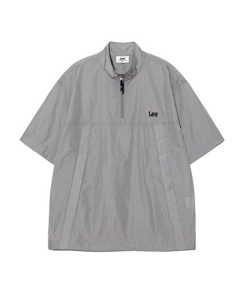 Легкий анорак на полумолнии Light Grey