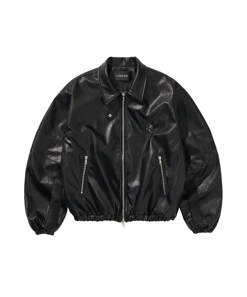 LEATHER JACKET / BLACK