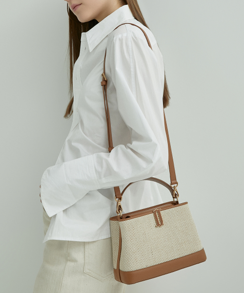 제이에스티나() AMY 캔버스 MINI 토트 TA (JHNCHD4BS826TA270) 상품 이미지