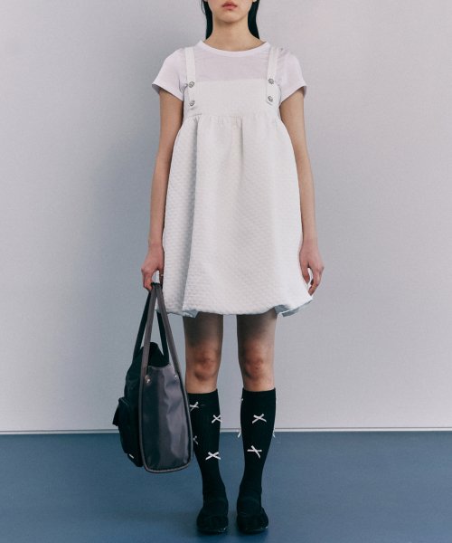 Quilt One-piece (Ivory)