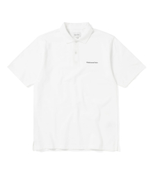 T-Logo S/S Jersey Polo White