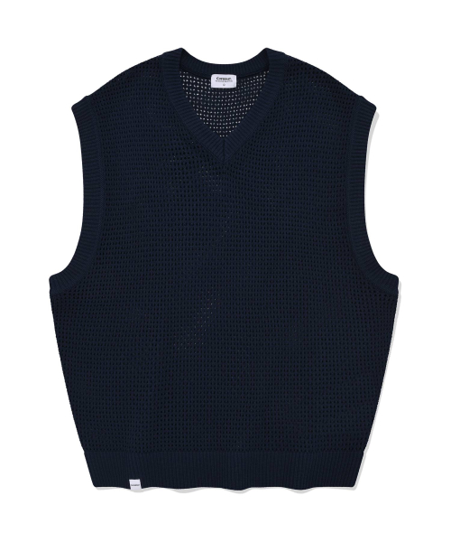 Вязаный жилет кроше Navy