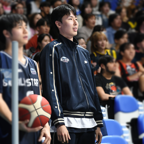 23-24 KBL ALL STAR SIDE BUTTON TRACK TOP (NAVY)