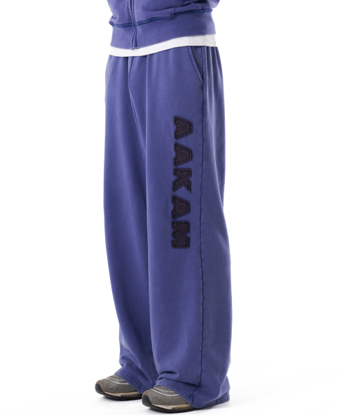 Washed Logo Sweatpants (Blue)