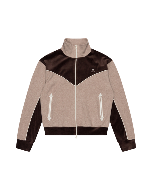 Western Piping Track Jacket (Brown)