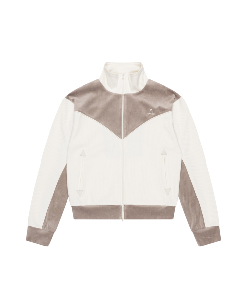Western Piping Track Jacket (Beige)