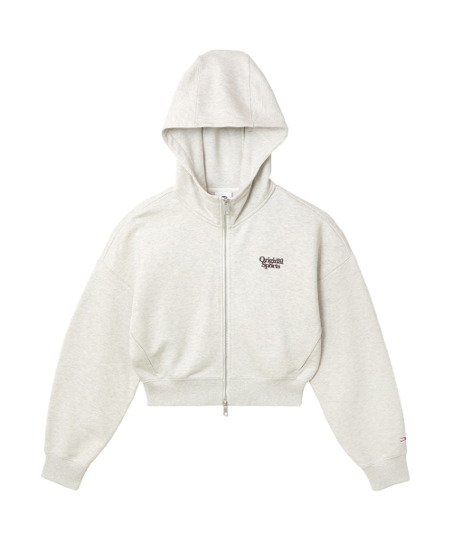 W TWO WAY ZIPPER POINT HOODIE MOTM