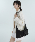 Perfec Double Pocket Hobo M (퍼펙 더블 포켓 호보 미듐)_2colors