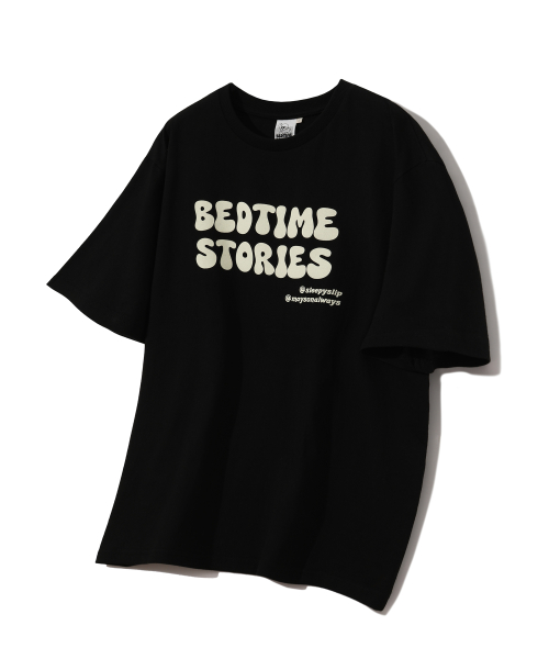 BEDTIME STORIES BLACK T-SHIRT