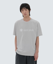 냉감 로고 반팔 티셔츠 Light Gray (S24MUFTS67)