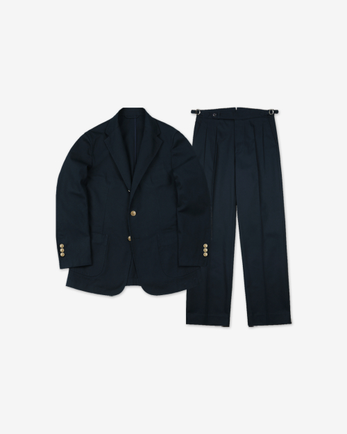 솔티 405 Cotton Washed Set-up (Dark Navy)
