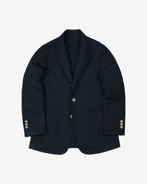 솔티 405 Cotton Washed Jacket (Dark Navy)
