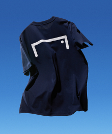 ESSENTIAL AIR DRY TEE-NAVY