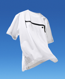 ESSENTIAL AIR DRY TEE-WHITE