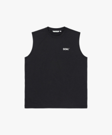 AIR DRY GOAL SLEEVELESS-BLACK