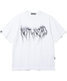 Thunder Blur Logo T-Shirts - White