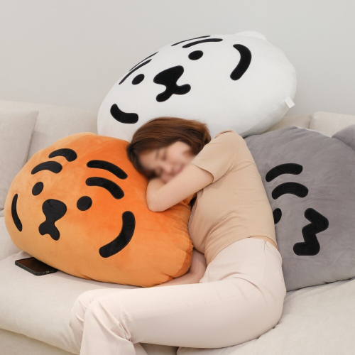 메가 뚱랑이 페이스 모찌 쿠션 3종