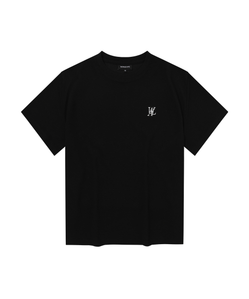 ☆人気☆【WOOALONG】☆WOOALONG★OG logo over fit T-Shirt.s☆ 우알롱(WOOALONG) OG logo over fit T-shirts - BLACK - 사이즈