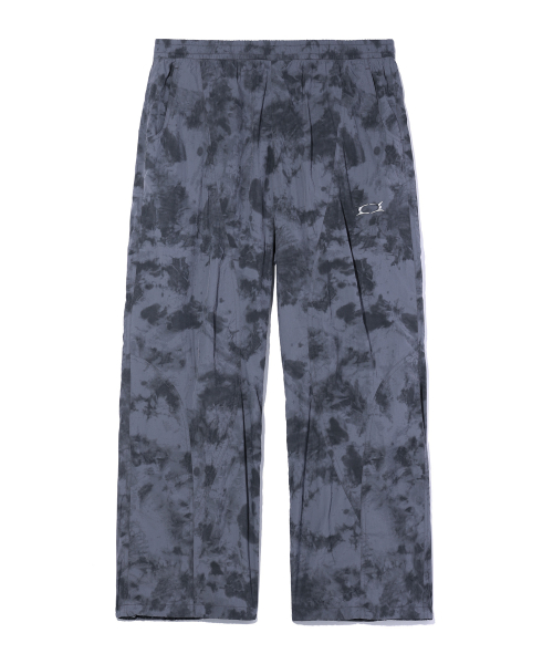 METAL WORMHOLE LOGO PANTS CHARCOAL