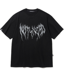Thunder Blur Logo T-Shirts - Black