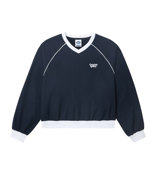 W WOVEN PULLOVER DKNY
