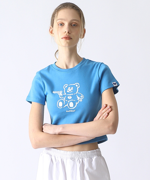 BadBear Slim Tee Skyblue