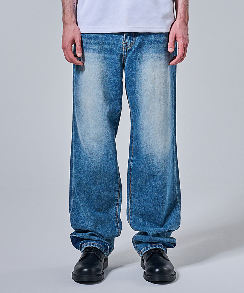 Широкие джинсы Fresh (Medium Blue)