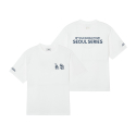 엠엘비(MLB) 서울시리즈 듀얼로고 반팔 티셔츠 LA SD (White)
