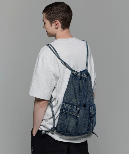 韓国人気★HEDER HELEN★POCKET DENIM BAG 헤더헬렌(HEDER HELEN) POCKET DENIM BAG BLUE - 사이즈 & 후기