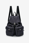 Heavy cotton oversized backpack_Navy