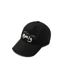 [Mmlg] PAPER CRAFT BALL CAP (BLACK)