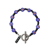 AnTi poP beads bracelet(blue)