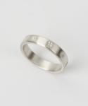 그레이노이즈(GRAYNOISE) Clover simple rail ring W (925 silver)