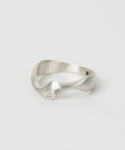 그레이노이즈(GRAYNOISE) Clover wave ring W (925 silver)
