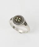 그레이노이즈(GRAYNOISE) Clover symbol ring G (925 silver)