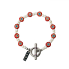 AnTi poP beads bracelet(red)
