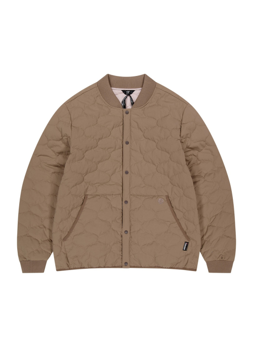 Легкий стеганый пуховик OG Wave Quilting - Camel