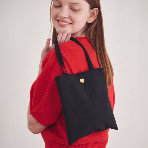 론론(RONRON) HEART SQUARE NYLON BAG BLACK - 사이즈 & 후기