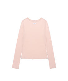Label Long Sleeve Pink