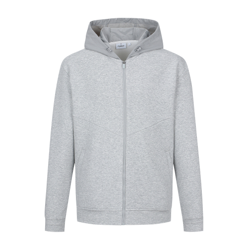 hybrid Hood Zip-up_M/Grey (Men)